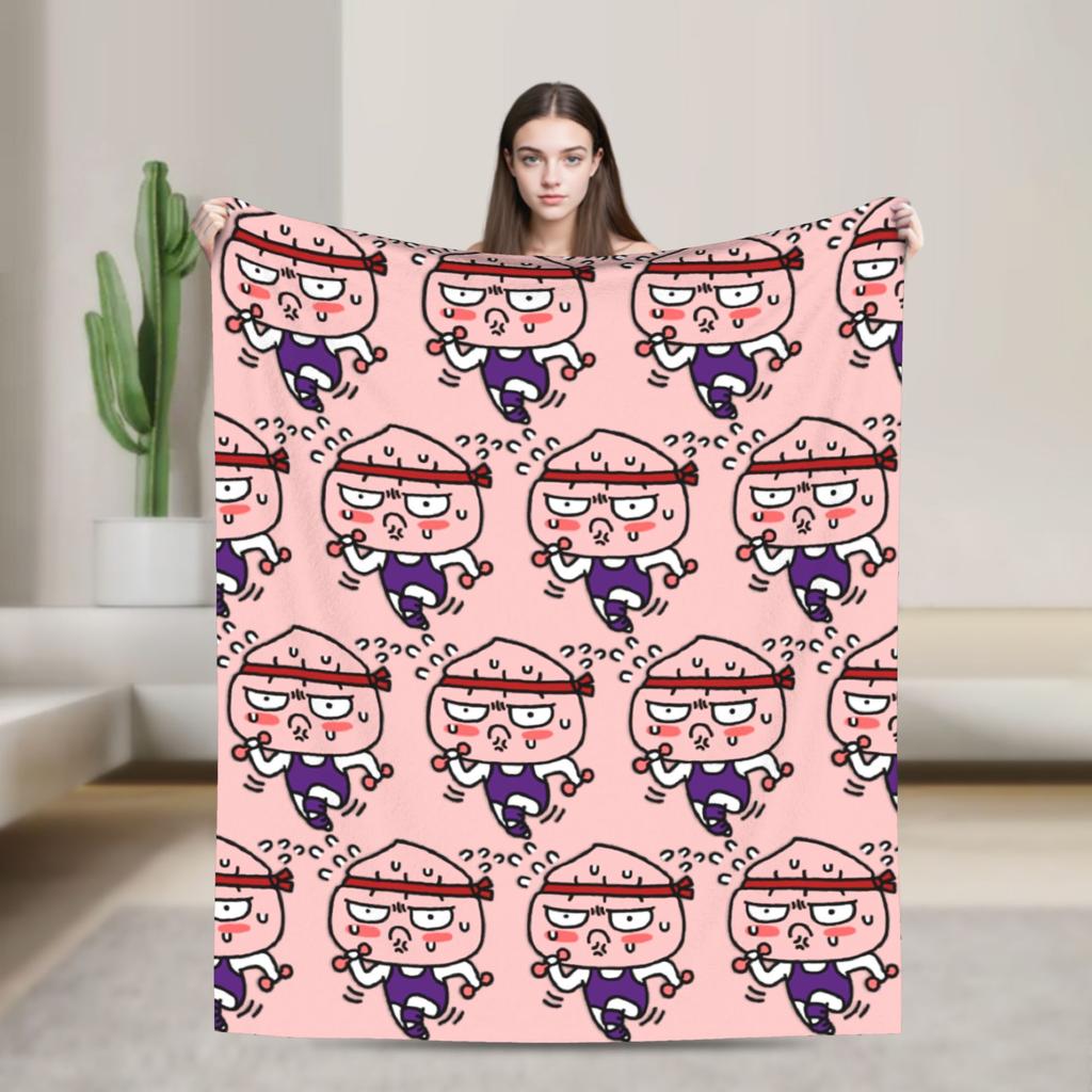 K-Kakaos F-Friends Plush Blanket Kids Flannel Throw Blanket For Couch Chair Soft Custom Quality Bedspread Gift Idea