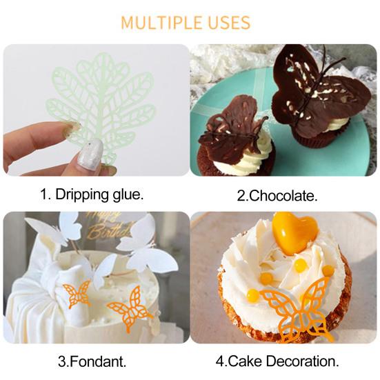 Wide Application Flexible Convenient Easy To Release Butterfly Shaped Cake Pastry Decor Baking Mould Dessert Mold