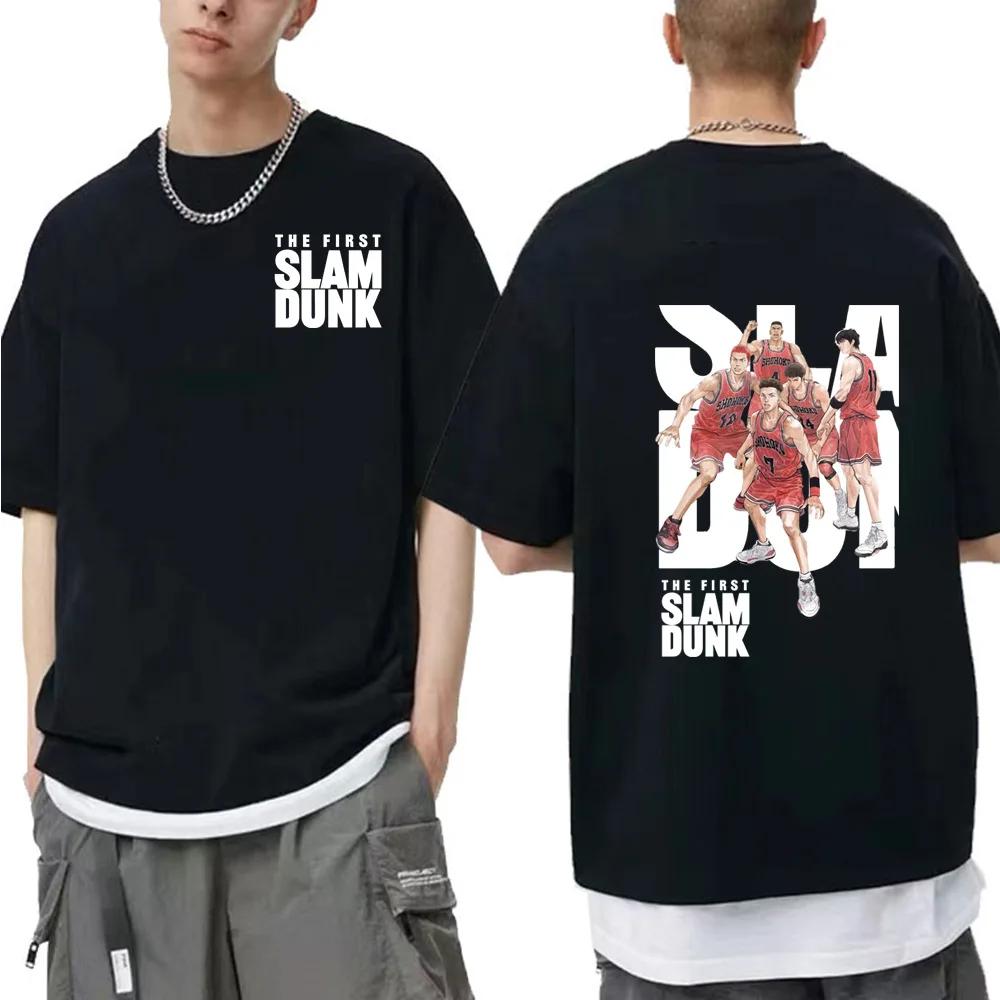 Pánské nadměrné tričko hip hop streetwear baskický tým potisk tričko krátký rukáv bavlna harajuku tričko osobnost
