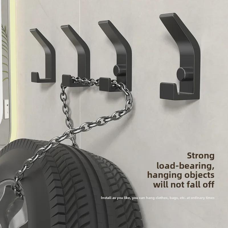 Modern Space Aluminum Single Hook for Kitchen/Bathroom