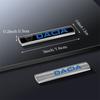 3D Car Metal Emblem Car Body Side Window Badge Sticker For Dacia Duster Logan 3 Mcv Sandero MK2 Stepway Lodgy Jogger Spring