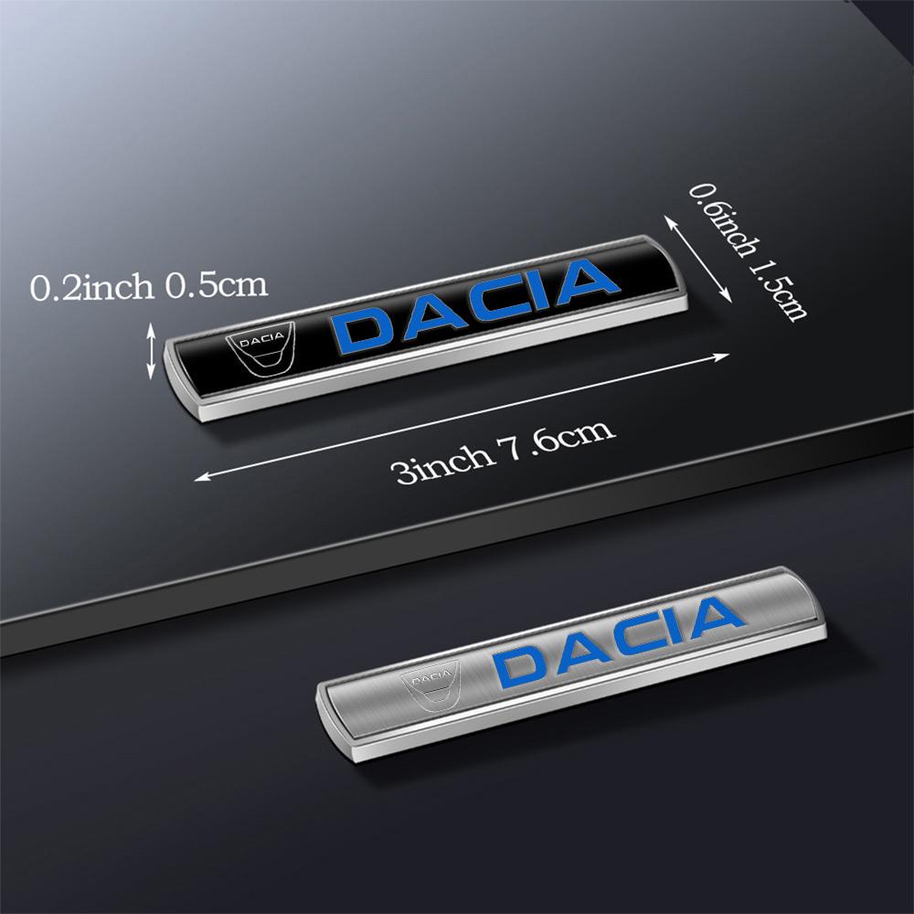 3D Car Metal Emblem Car Body Side Window Badge Sticker For Dacia Duster Logan 3 Mcv Sandero MK2 Stepway Lodgy Jogger Spring