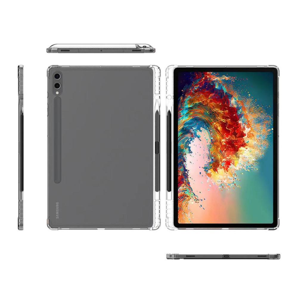 Case for Samsung Galaxy Tab S9 Ultra, with stylus holder, Silicone, Transparent