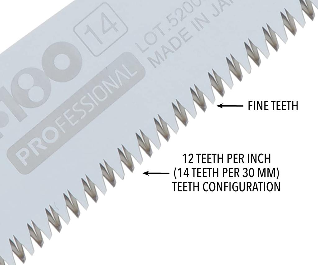 UM Industries Folding Pruning Saw F180 Replacement Blade (Silky) Fine-toothed 142-18