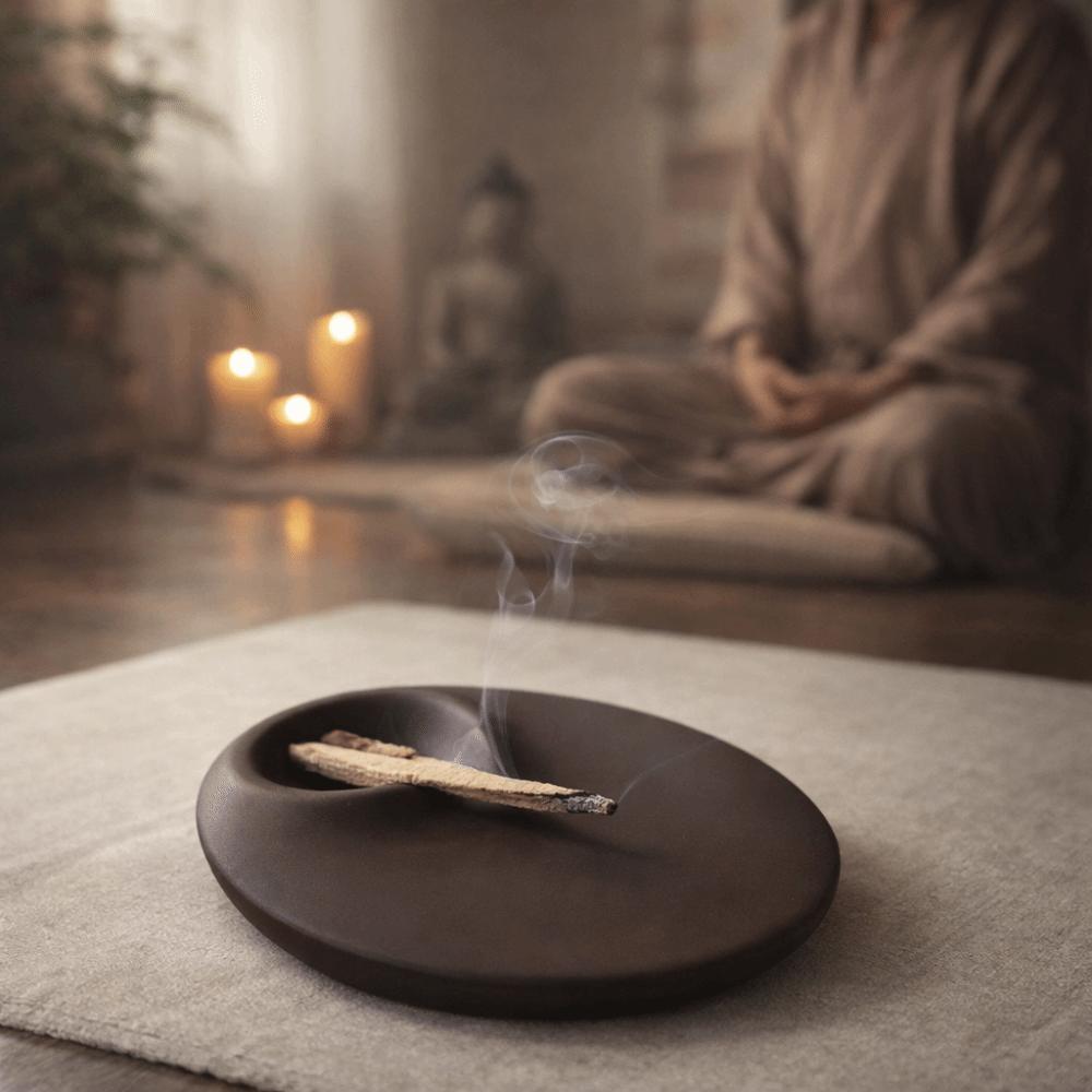 Ethnic Handmade Palo Santo Holder Vintage Zen Incense Stick Holder Craft Incense Accessories Palo Santo Burning Tray Yoga Room