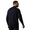 Maine Mens Knitted Honeycomb Full Zip Jacket