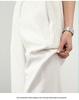 Women's Tencel Linen Wide-Leg Pants, 2026 Spring, Elastic Back Waist, Slimming Casual Straight-Leg Style