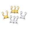 2Set Layered Necklace Clasps Magnetic Bracelet Connectors for Layering Multiple Strands Jewelry Connector Slide Tube Fasteners
