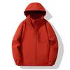 Men Women 3-in-1 Winter Outdoor Jacket With Removable Fleece Liner Windproof Waterproof Hooded Parka Hiking Camping Skiing