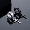Edelstahl Kreuz Earcuff mit geometrischem Stil für Männer und Accessoires Frauen