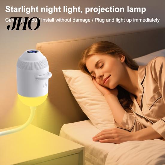 Adjustable Brightness Lamp USB Projector Lamp, Starry Sky Night Light with Clear Image And Decorative Lighting Brightness, Touch Control 2-in-1