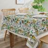 Spring Summer Lemon Hummingbird Rectangle Tablecloth for Table Decor Washable Kitchen Dining Tablecloth Wedding Decorations
