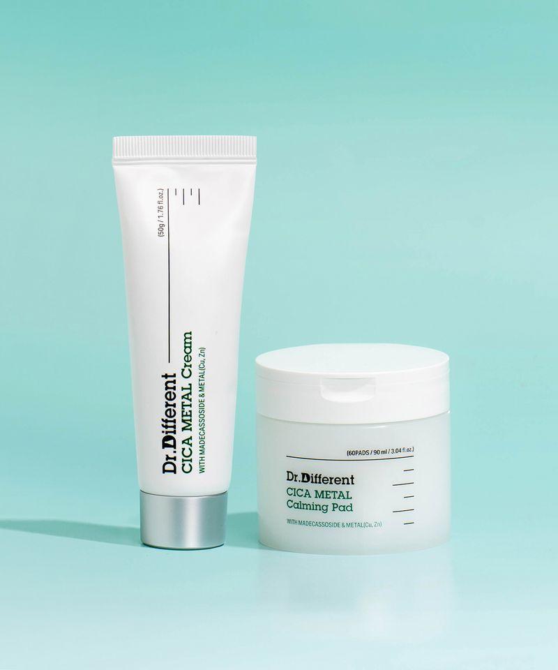 Cica Metal Cream + Toner Pad Set