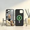 Cute Gym Hamster Phone Case For iPhone17,16,15,14,13,12,11 Plus,Pro Max Magnetic For Magsafe Wireless Charging