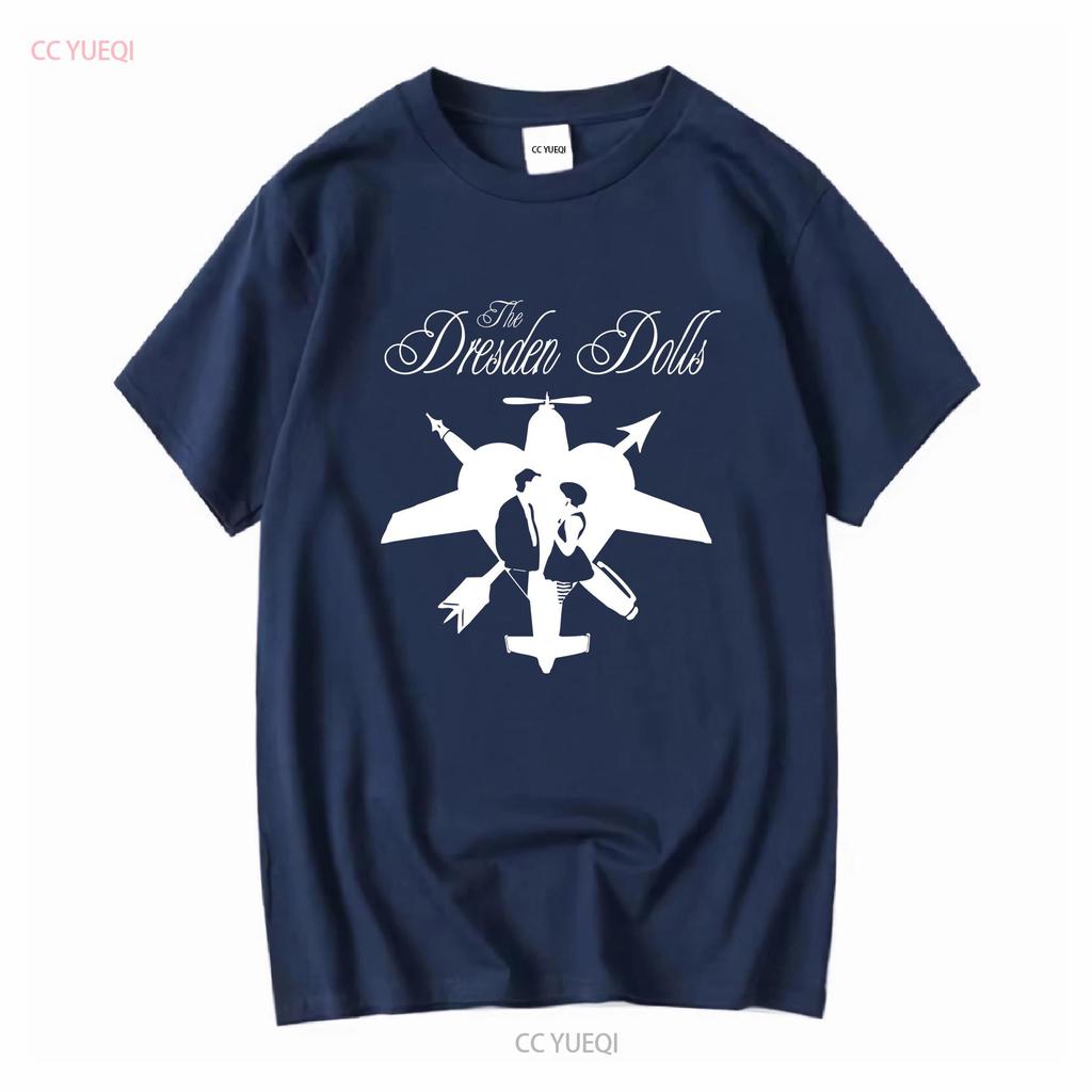 Camiseta The Dresden Dolls tendencia hoT Navidad vintage Lavada Ligeramente hombre ropa de diseñador Transpirable