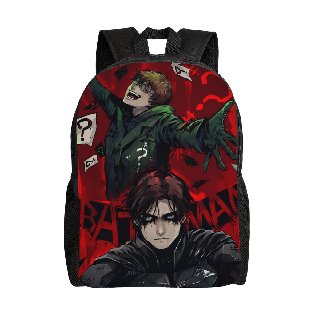 Paul Dano Riddlers Teenage Backpack Durable Student Hiking Travel Daypack for Men Women Laptop Computer Canvas Bags