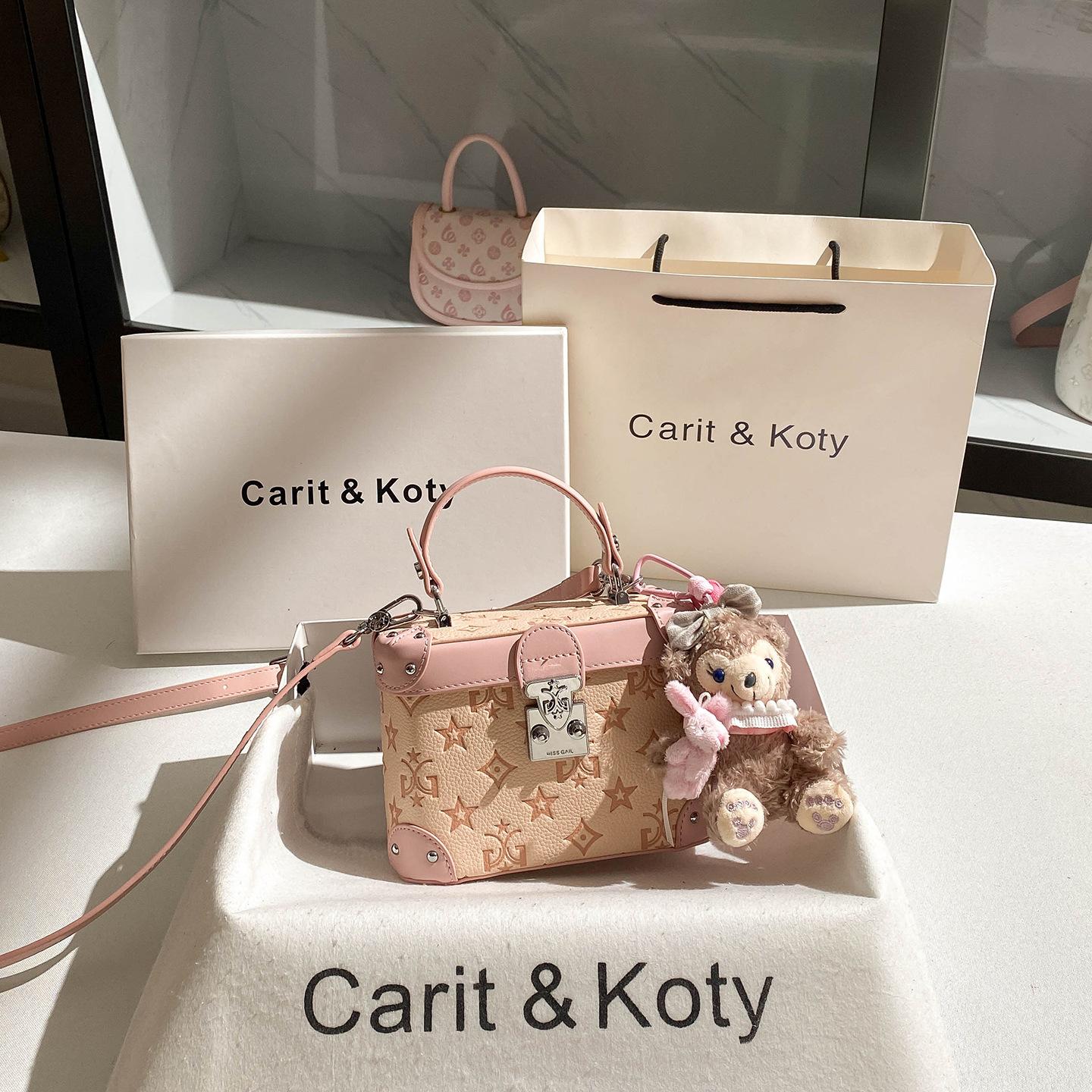 Уникальная тисненая коробка-сумка, Новая сумка, Высококачественная маленькая квадратная сумка розовый