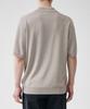 Musinsa Standard Cool Touch Slit Neck Knitted Polo Shirt [Mushroom]