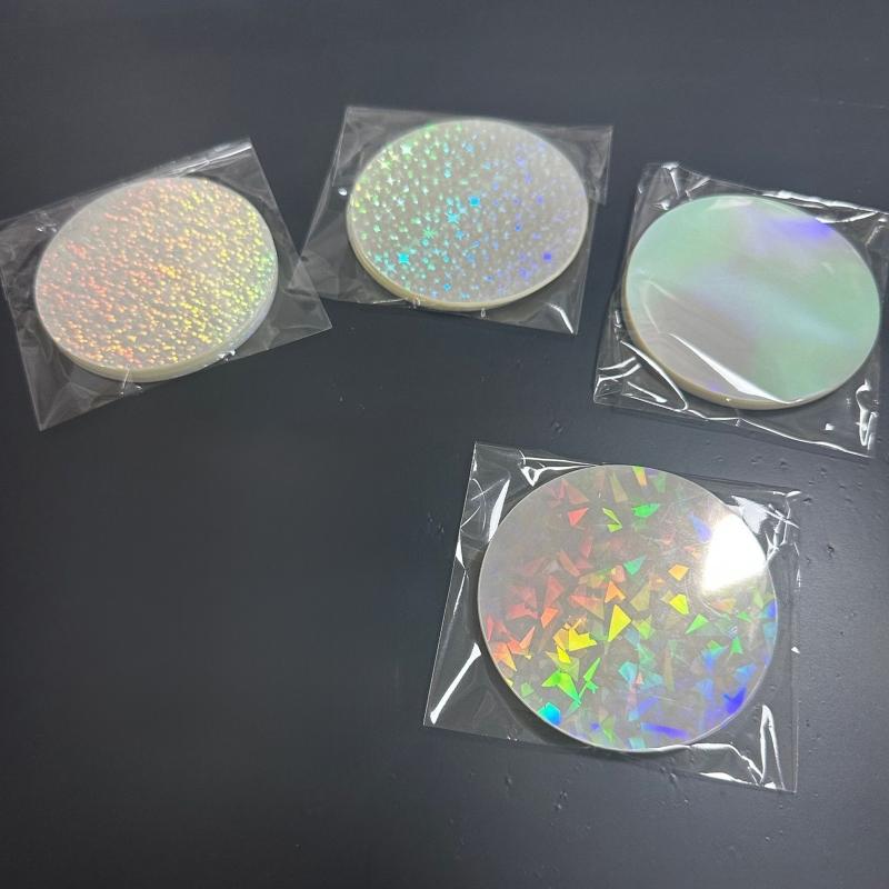 100 Pcs Clear Badge Film – Durable Polyester Plastic Round Protective Film for Button Manufacturers, Craft Materials for Gift