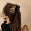 Banana Hair Clips Women Bow Headwear Banana Hairpin Korean Fabric Art Hairgrips Simple Hair Barrettes Headband Headwear