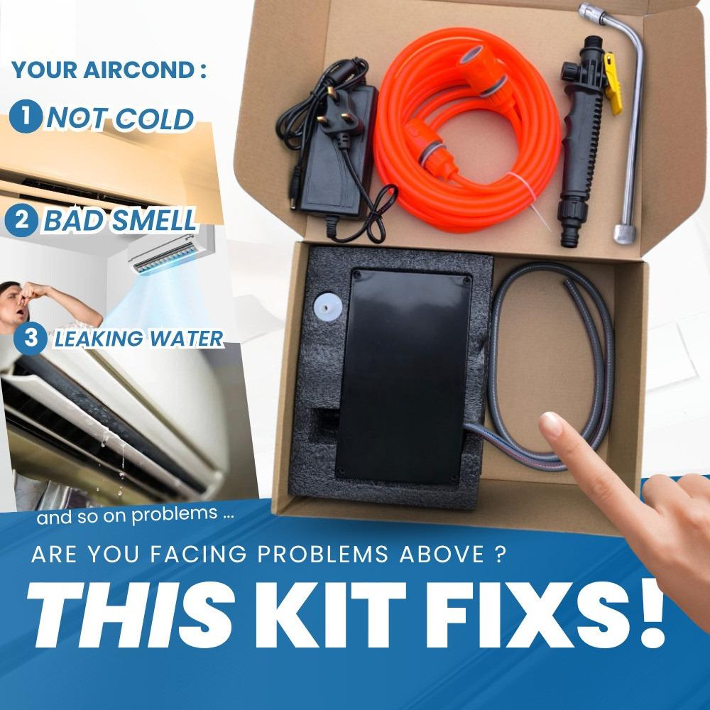 High Pressure Aircon Servicing Kit (Chemical Cleaner / Cleaning / Service kit) Version 3 Professional DIY Aircon Cleaning Tool