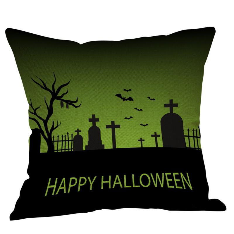 Stylish Halloween Sofa Throw Pillow Cover with Creative Backrest Design