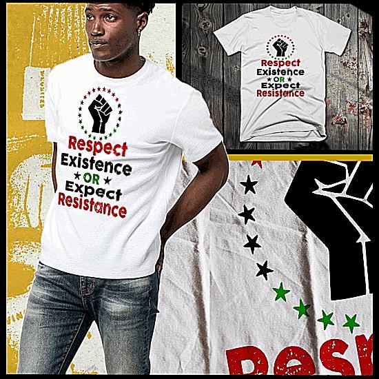 

Respect me T-Shirt Black History African Melanin African Pride Freedom RBG tee XL