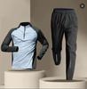 Semi-zipper Training Clothes, Long-sleeved Quick-drying Clothes, Cycling Sports, Track and Field Sports, Couple Suits, Running Fitness Clothes.