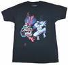 Samurai Jack Fiery Demon Vs Warrior T-shirt