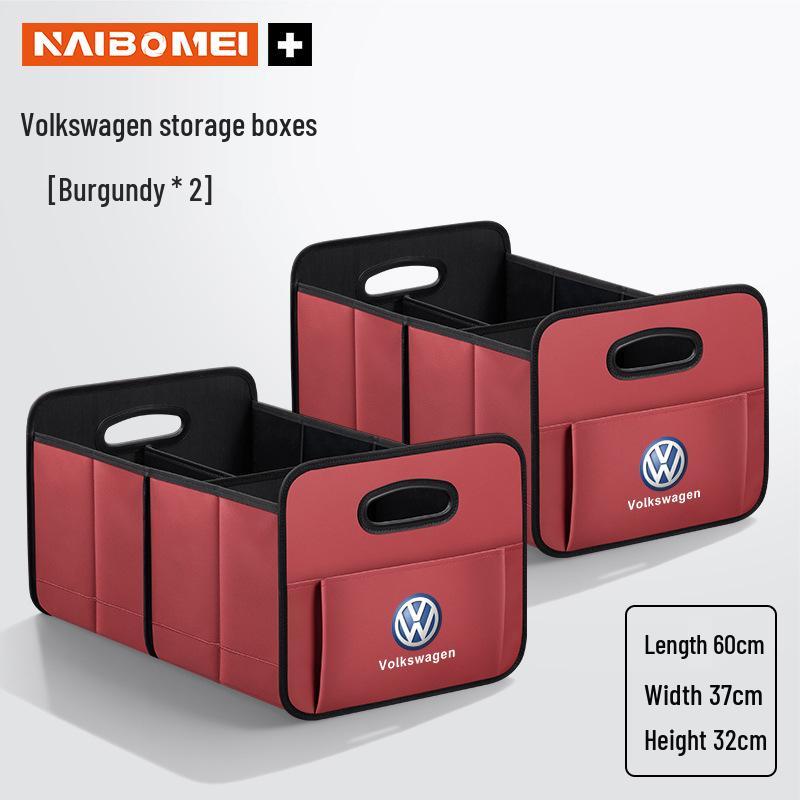 Compatible Trunk Storage Boxes for Volkswagen Lavida, Tiguan, Passat, Golf, ID.4, and Magotan
