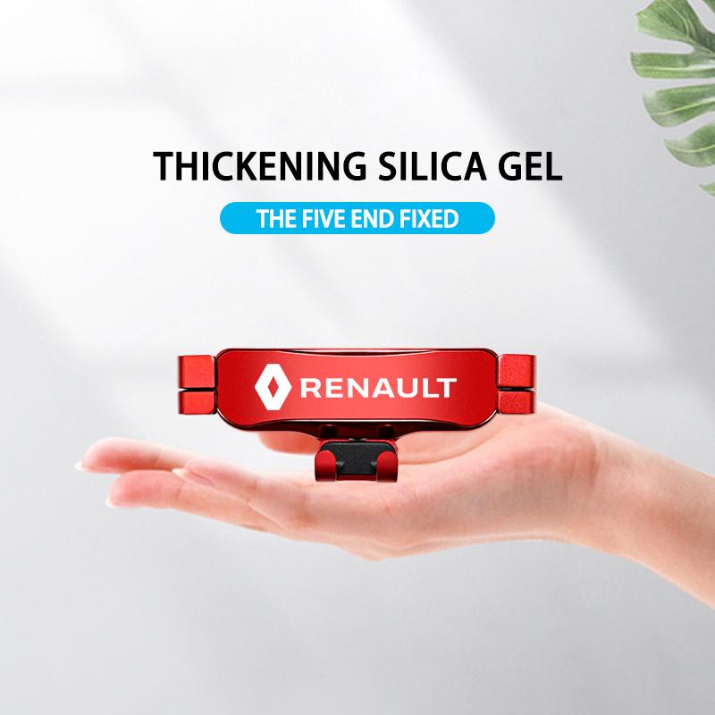 2026 Gorące Do Kołpaków Renault Uchwyt na Telefon Samochodowy 360 Obrót Grawitacyjny Uchwyt Automatyczny Do Renault Megane 2 3 4 Twingo Clio Talis