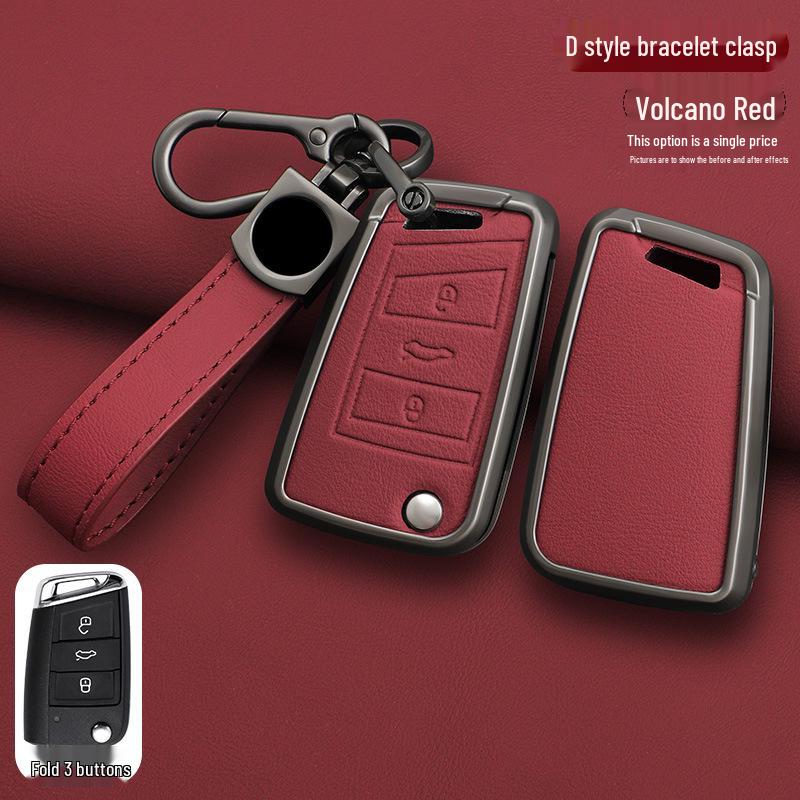 Volkswagen Key Cover Set for Lamando, Tiguan L, Golf 7, Tayron, T-Roc, Tharu, Teramont, Lavida, and Sagitar