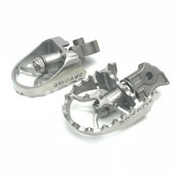 

BMW R1250GS/R1200GS Увеличенные складные подножки для модели «Водяная птица» серебряный