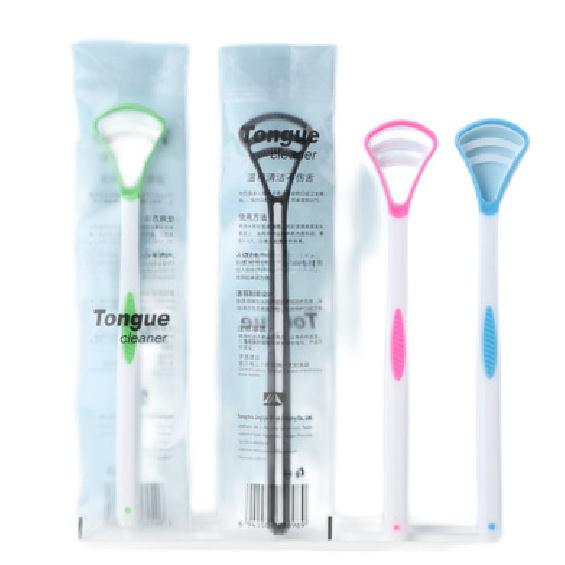 1PCS Silicone Tongue Scraper With Ergonomic Handle Double-sided Fresher Breath Tongue Cleaning Brush Oral Hygiene Tool Wholesale Fuse Holders1