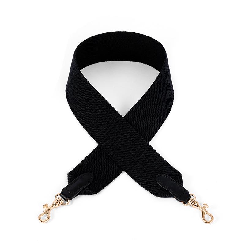 6cm Wide Cowhide Canvas Shoulder Strap for Versatile Crossbody Bucket Bags