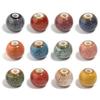 20pcs 10mm Round Ceramic Beads Colorful Spotted Porcelain Loose Spacer Bead For DIY Jewelry Making Necklace Bracelet Accessories