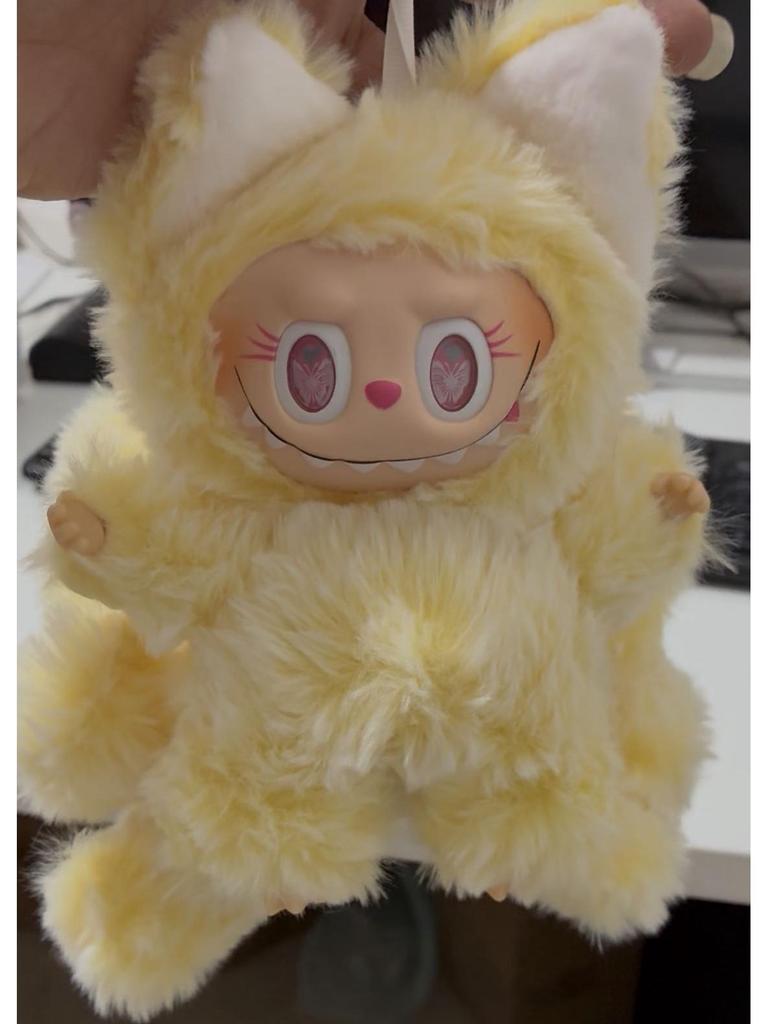 Labubu ZIMOMO Custom Doll: Little Chief Pink Butterfly Angel Gift