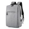 Schoolbag, business backpack, men's bag, laptop bag, simple commuting casual logo printed large capacity backpack wholesale