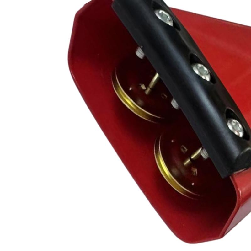 Metal Cowbell Noise Maker with Sound Damping Protection Strips Percussion Instruments 4inch Noise Reducing Cowbell
