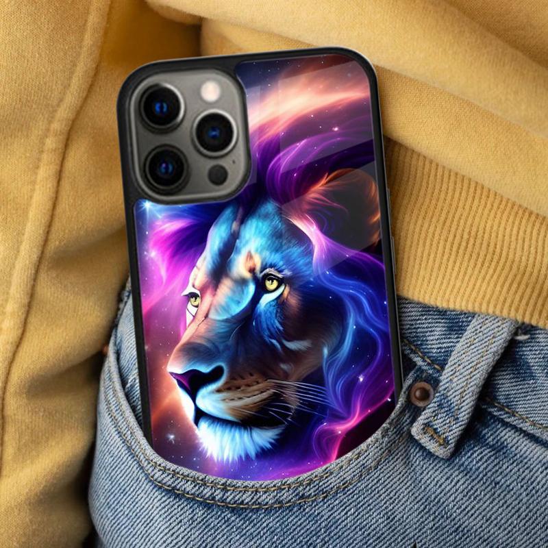 Lions Soft Phone Case for iPhone 17 Air 16e Pro max 15 Pro 13 14 Plus 11 12 MagSafe Magnetic Coque