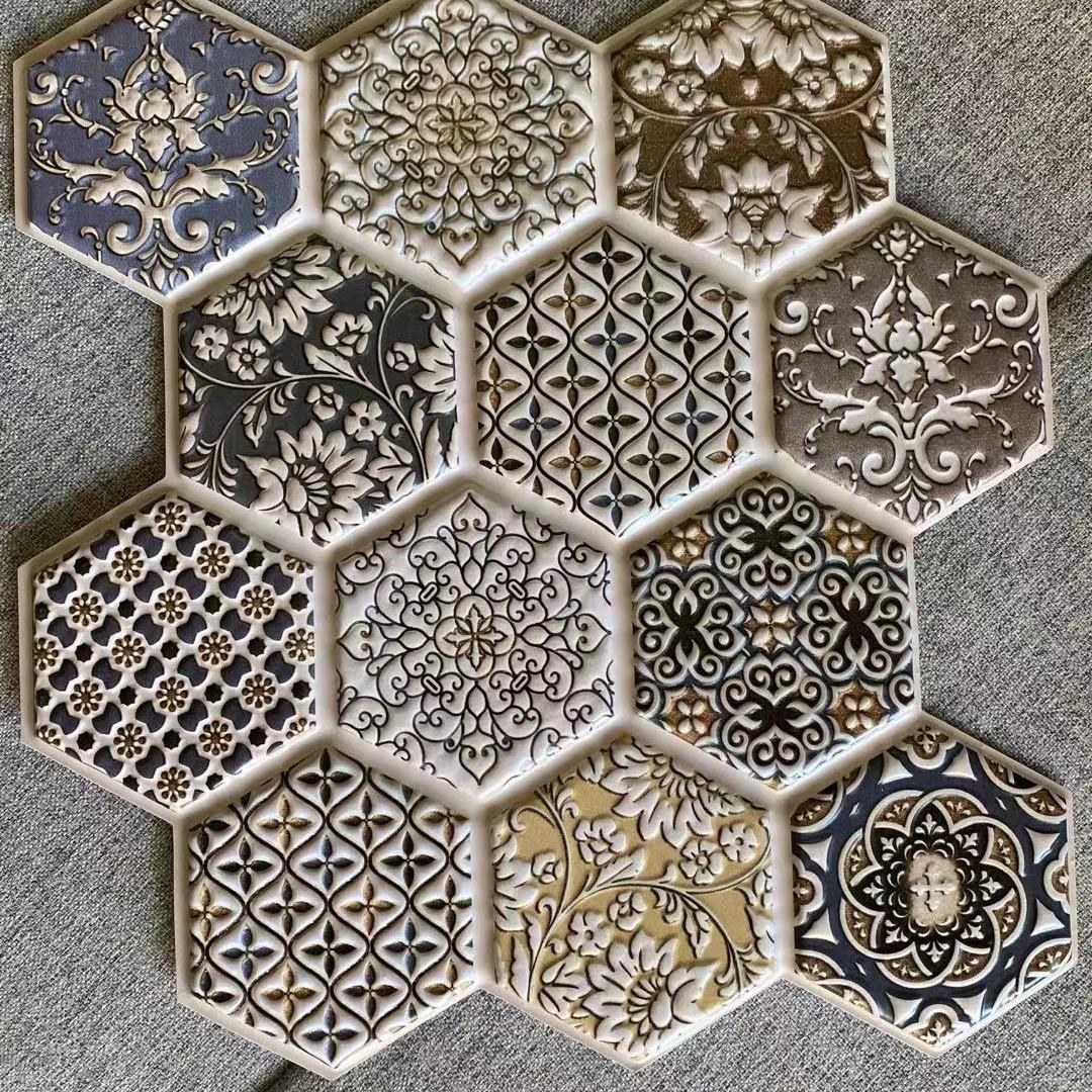 

3D Самоклеючі Водонепроникні ПВХ Наклейки на Стіни для Ремонту та Декорування