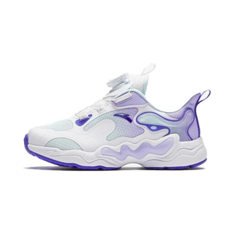 Anta Kids Cloud Escape Comfortable Non-Slip Wear-Resistant Low-Top Running Shoes Kids Sneaker Blue 322349982-3