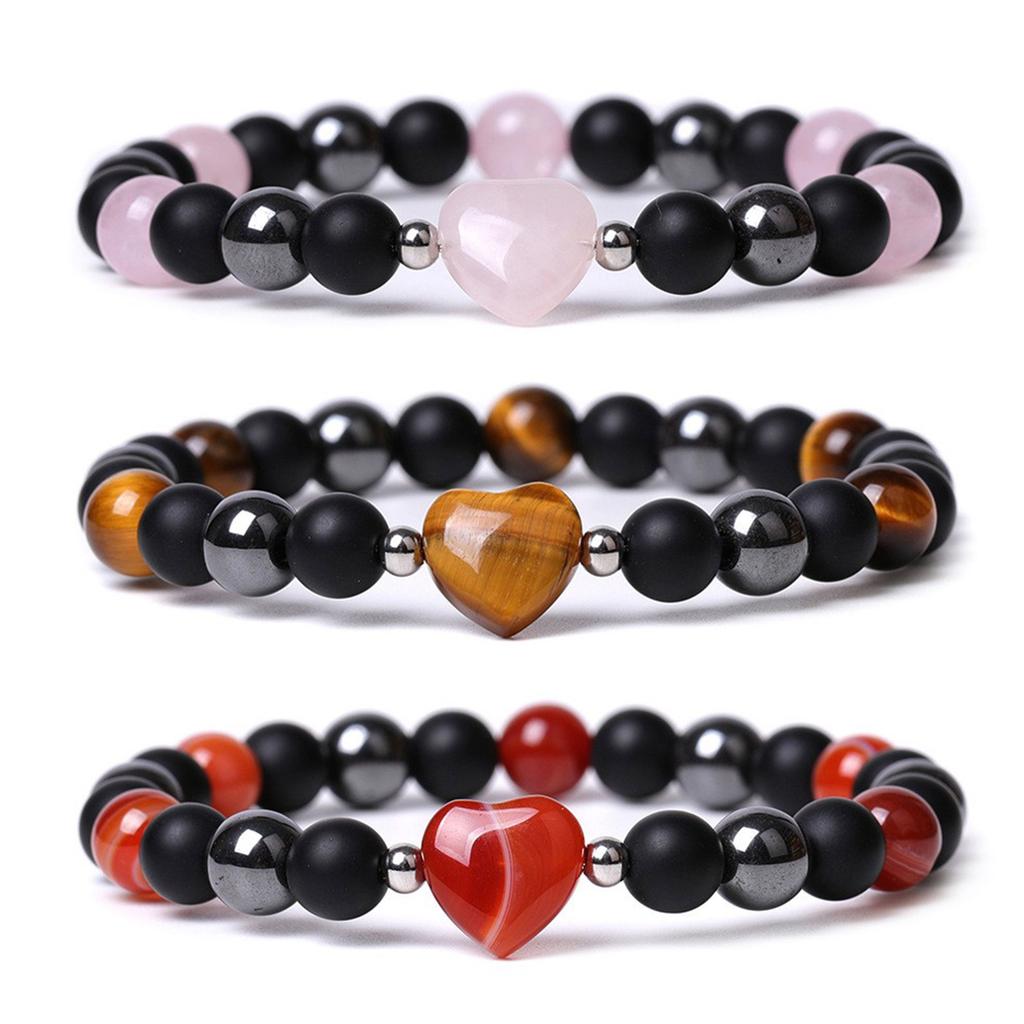 Valentine's Day Girl Gift Retro  Purple Pearl Bracelet 1 Pc Couple Jewelry