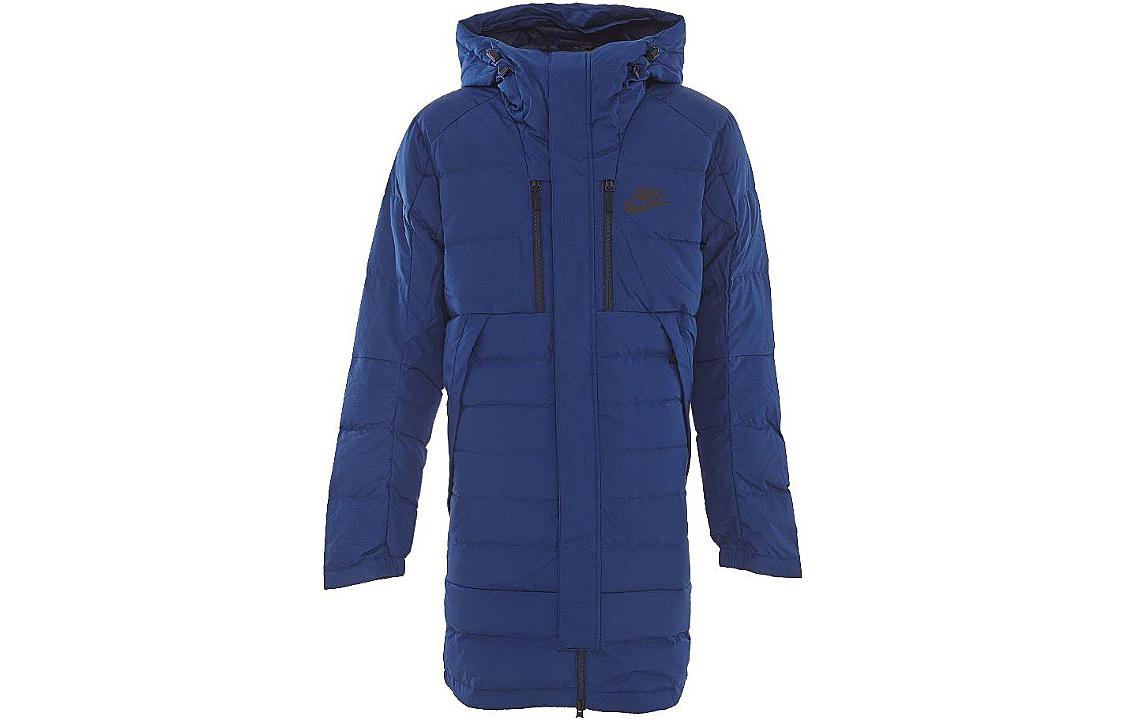 Nike Down Jackets Unisex Blue Hooded Moderate Other 807394-423 XXL