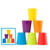 Matching Color Stacked Cups Game Sorting Color Classification Cup Toys  Develops Motor Skills