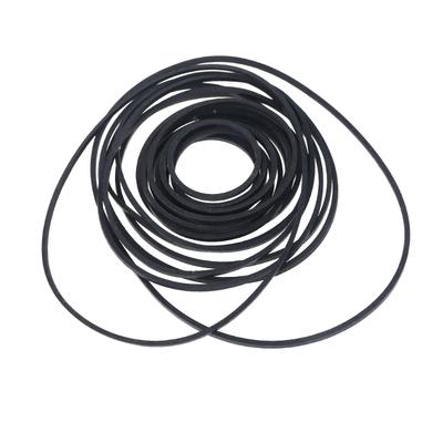 10 Pièces/sac 1.5mm Courroies Universelles pour Magnétophones à Cassettes Assortiment Courroie en Caoutchouc Plate Courante pour Enregistreurs DVD