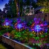 Solar Garden Lights Outdoor Fairy Fireworks Light Waterproof Decor Yard Pathway Patio Lawn Flower Lamp