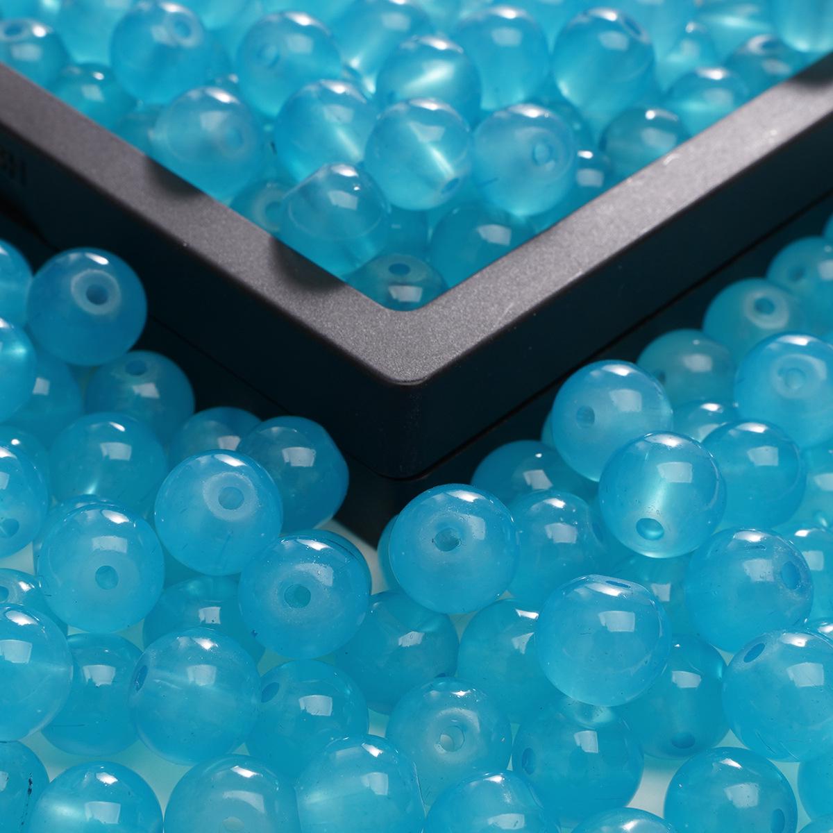 

Бусины из имитации нефрита 6 мм, однотонные, для изготовления украшений своими руками 6mm, Hole ~1mm, 50 pcs/pack