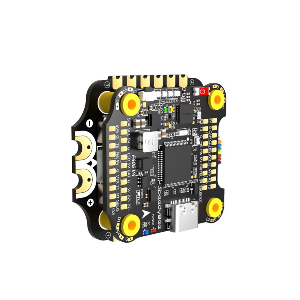 30.5X30.5Mm Speedybee F405 V4 BLS 60A 4In1 ESC F4 OSD Dual Gyro Flight Controller 3 6S With 9V 5V 3.3V BEC Output Stack