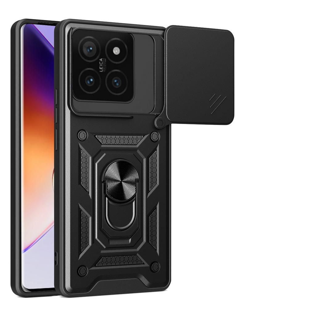 Camera protect Case for Xiaomi 14T Pro Xiaomi Mi 14T Armor Hybrid Ring Back Cover